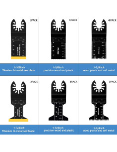 20 Hojas Sable Oscilante AIFICUT para Madera y Metal 2