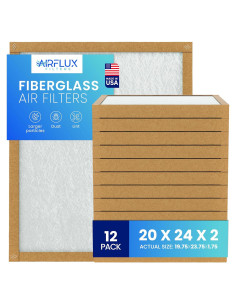 Filtro de Aire Fibra de Vidrio AirFlux 50x60x4.5 cm Paquete 12