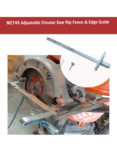 Guía de Corte Circular Ajustable MZ745 para Skil Bosch