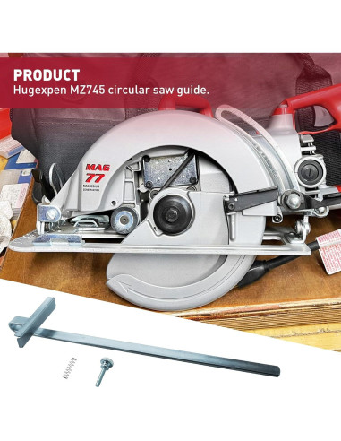 Guía de Corte Circular Ajustable MZ745 para Skil Bosch