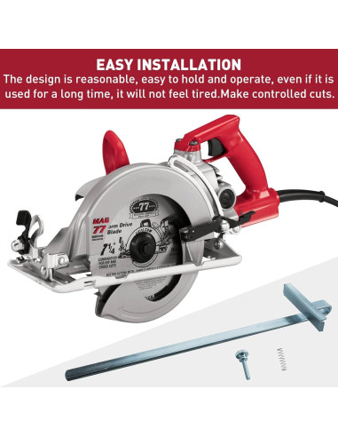 Guía de Corte Circular Ajustable MZ745 para Skil Bosch