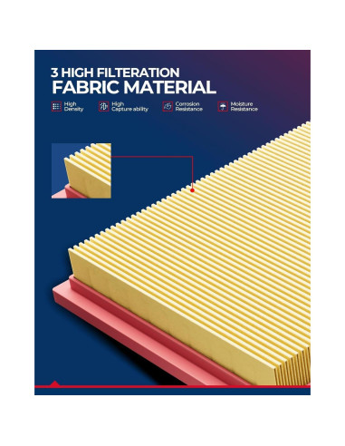 Filtro de Aire KAX CA11422 para BMW X3/X4 2011-2018