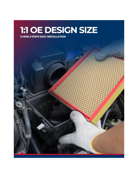 Filtro de Aire KAX CA11422 para BMW X3/X4 2011-2018