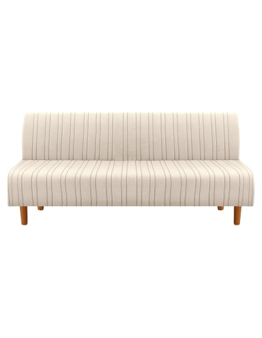 Funda de Futón H.VERSAILTEX Elástica Rayas Modernas Natural