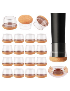 16 Protectores de Suelo de Silicona Jeaoouu para Sillas