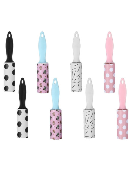 8 Rodillos Quitapelusas Mini Maahongh para Viaje Extra Adhesivos