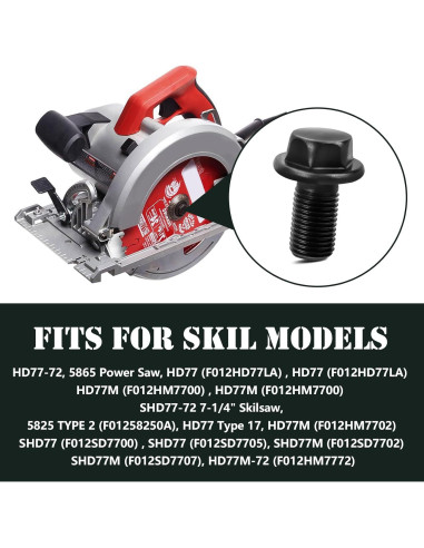 Tuerca de Cuchilla Skil 2610000050 Reemplazo Sierra Circular