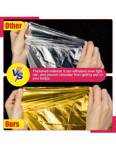 Ponchos de Lluvia Desechables Handepo 150 Piezas Adultos 2