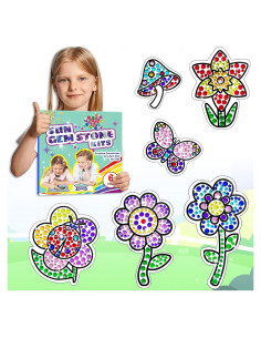 Kits de Manualidades de Ventana de Diamante Yazhiji - 6 Diseños para Niños