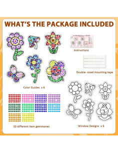 Kits de Manualidades de Ventana de Diamante Yazhiji - 6 Diseños para Niños 2