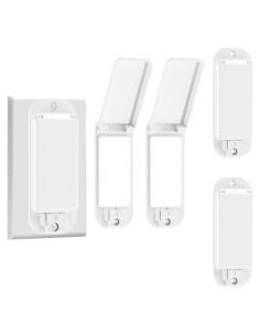 Guardián de Interruptor de Luz TERDEWE 4 Paquete Blanco