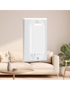 Guardián de Interruptor de Luz TERDEWE 4 Paquete Blanco 2