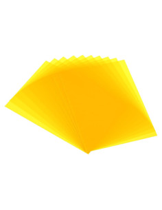 Hojas Retráctiles Amarillas PATIKIL 20x14.5 cm - Paquete de 10
