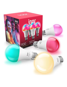 Bombilla Inteligente Innr A19 E26 LED 1100 Lúmenes Paquete de 4