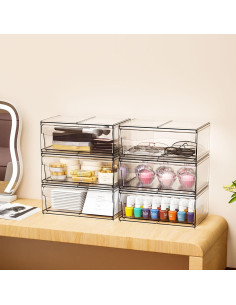Organizador de Maquillaje Yieach 6 Cajones Apilables 30.48 cm 2