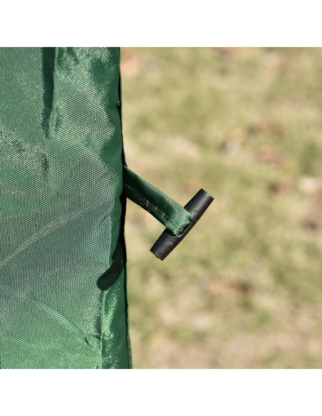 Carpa Plegable Outsunny 2.16x2.16m para 4 Personas Verde