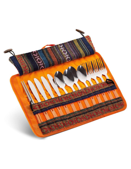 Juego de Utensilios de Picnic Wealers 13 Piezas Acero Inoxidable