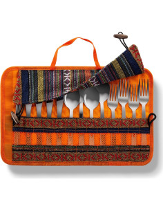 Juego de Utensilios de Picnic Wealers 13 Piezas Acero Inoxidable 2