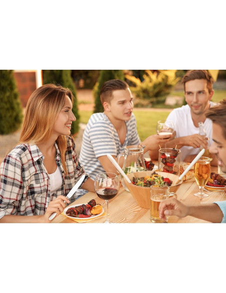 Juego de Utensilios de Picnic Wealers 13 Piezas Acero Inoxidable