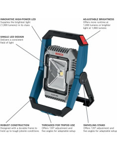 Proyector LED Bosch GLI18V-1900N 18V 1900 lúmenes 2