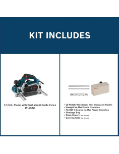 Cepillo Eléctrico BOSCH PL2632K 2.86 kg 6.5A 8.26 cm Ancho 2