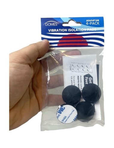 Almohadillas Aislantes Acústicas Soundrise - 4-Pack Silicona