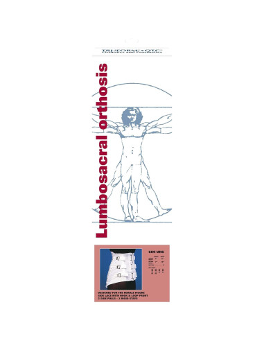 Faja Lumbosacra Truform-OTC 609V para Mujeres, Cadera 96.5 cm