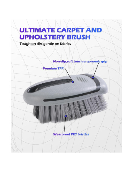 Cepillo de limpieza de automóviles SCUARI 2297QJS001 Gris