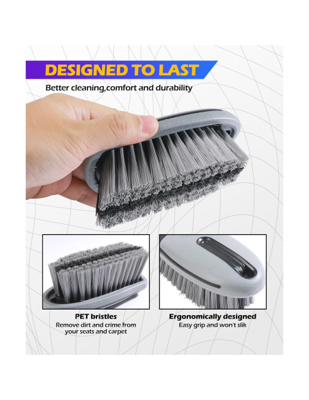 Cepillo de limpieza de automóviles SCUARI 2297QJS001 Gris