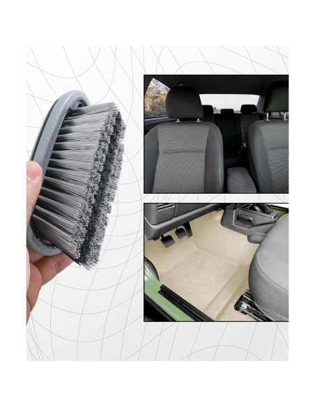 Cepillo de limpieza de automóviles SCUARI 2297QJS001 Gris