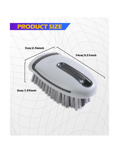 Cepillo de limpieza de automóviles SCUARI 2297QJS001 Gris