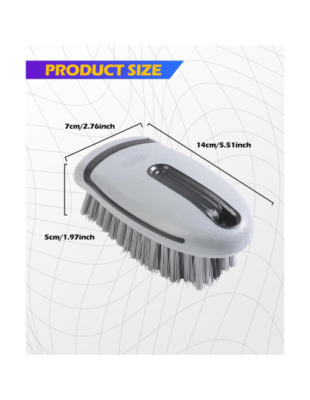 Cepillo de limpieza de automóviles SCUARI 2297QJS001 Gris