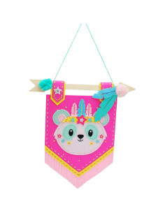 Kit de Costura DIY APLI Krapli Panda - Manualidad para Niños 2