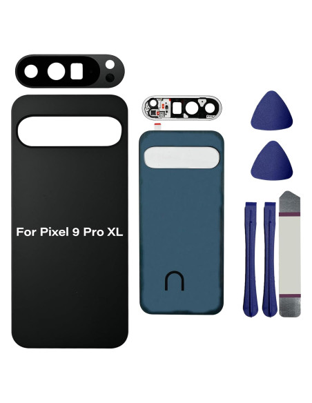 Cristal Trasero Compatible Google Pixel 9 Pro XL 5G Obsidiana