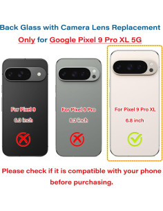 Cristal Trasero Compatible Google Pixel 9 Pro XL 5G Obsidiana 2