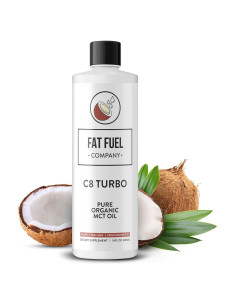 Aceite C8 MCT Fat Fuel - Suplemento Keto 473 ml Energía Pura