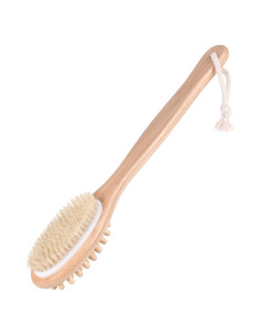 Cepillo Corporal Seco BoAn con Mango Largo y Doble Cara