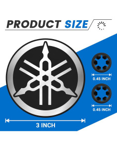 Emblema del logotipo Yamaha para carritos de golf G22 y G23 2