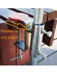 Abrazadera de Paraguas JINHAN de Acero Inoxidable Ajustable 2