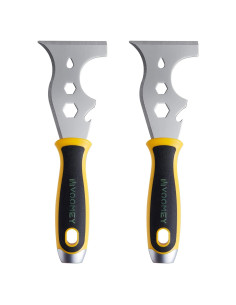Cuchillo de Masilla 12-en-1 Voomey - Acero Inoxidable, 2 Pcs