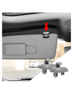 2 Clips Soporte Visera Interior Deemars para Audi A1 A3 A4 Q3 Q5
