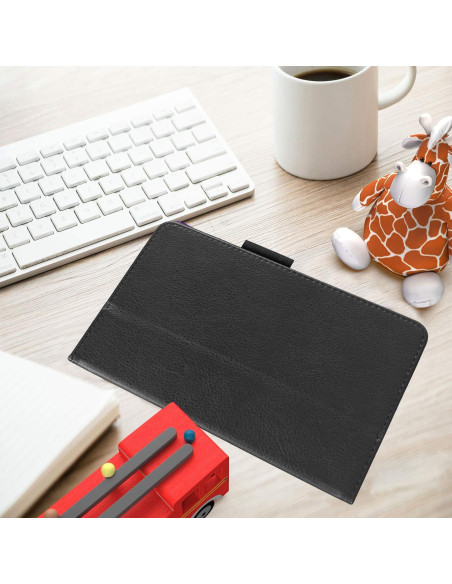 Funda para Tableta Amazon Fire HD 10 2023 - Cuero PU Negro
