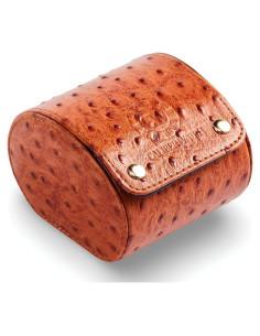 Estuche de viaje para reloj Caliber Watch cuero Napa cognac