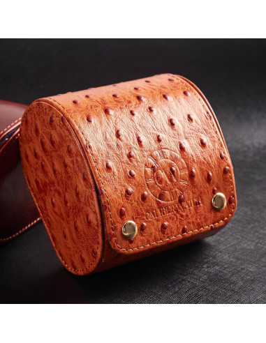 Estuche de viaje para reloj Caliber Watch cuero Napa cognac