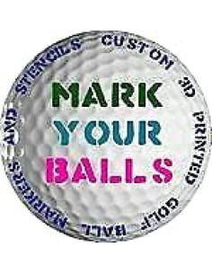 Marcador de Pelotas de Golf Genérico - Diseño Fútbol 4.27 cm 2