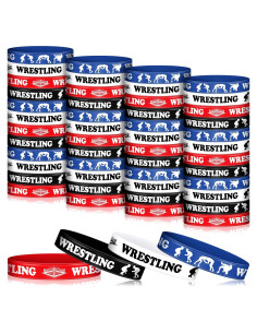 Pulseras de Silicona de Lucha Quelay - 100 Pcs, 20.19 cm