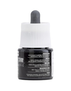 Tinta India Pebeo Graphic 45 ml Negra - Fluida y Satinada 2