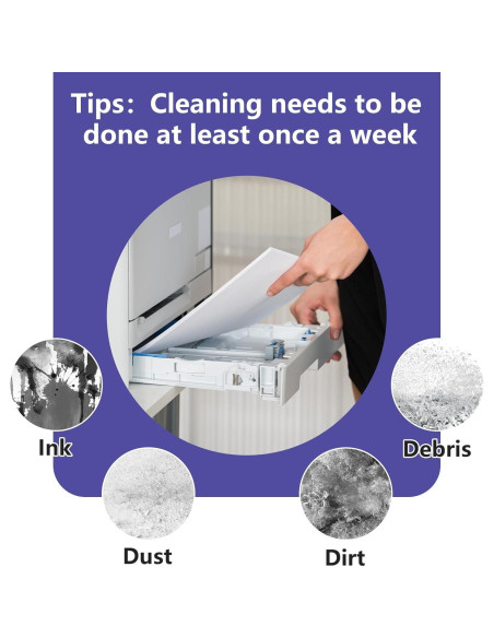 Hoja de Limpieza Dimakung para Impresoras 21.6x27.9 cm - 10 Hojas