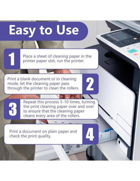 Hoja de Limpieza Dimakung para Impresoras 21.6x27.9 cm - 10 Hojas