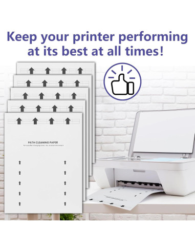 Hoja de Limpieza Dimakung para Impresoras 21.6x27.9 cm - 10 Hojas